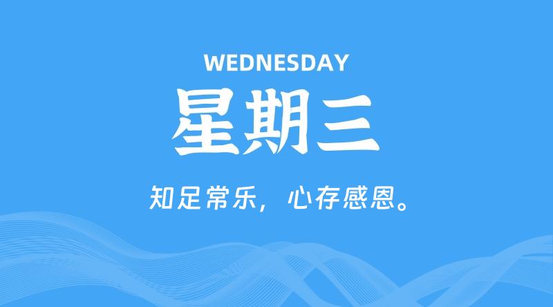 08月14日，星期三, 在这里每天60秒读懂世界！ - 筱信博客