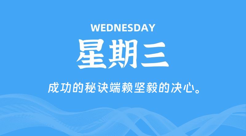 08月21日，星期三, 在这里每天60秒读懂世界！ - 筱信博客