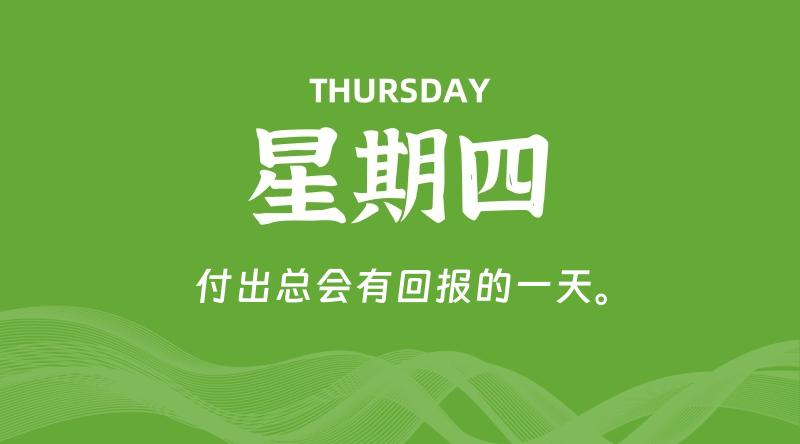 08月22日，星期四, 在这里每天60秒读懂世界！ - 筱信博客