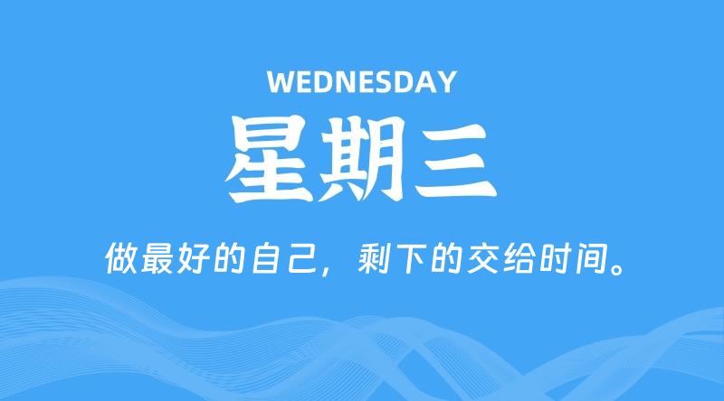 09月11日，星期三, 在这里每天60秒读懂世界！ - 筱信博客