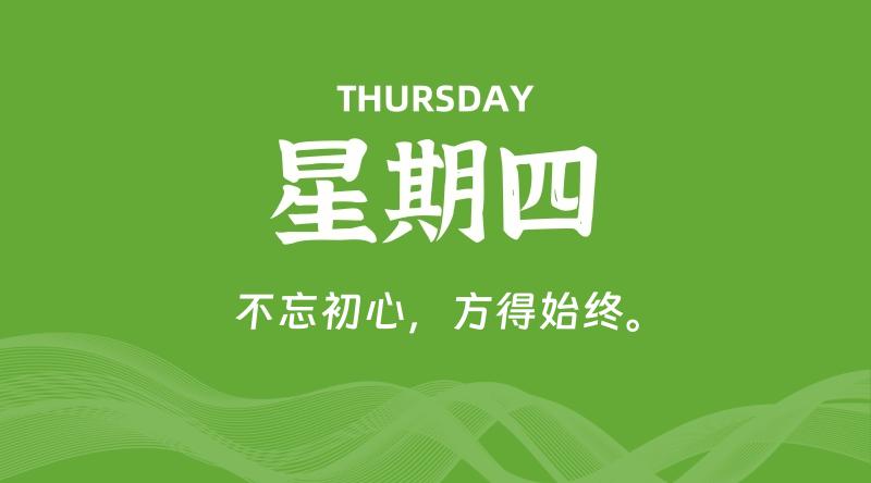 09月12日，星期四, 在这里每天60秒读懂世界！ - 筱信博客